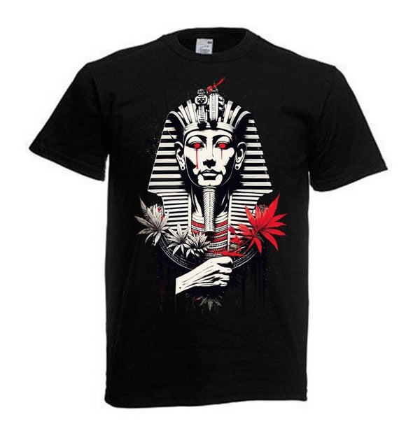 Tshirt Unisex mit Coolen Druck Weed Ganja Hanf Cannabis Psychedelic (Größe & Farbe auswählen) TSFBW669
