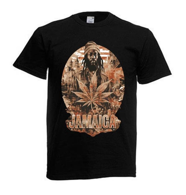 Tshirt Unisex mit Coolen Druck Weed Ganja Hanf Cannabis Psychedelic (Größe & Farbe auswählen) TSFBW67