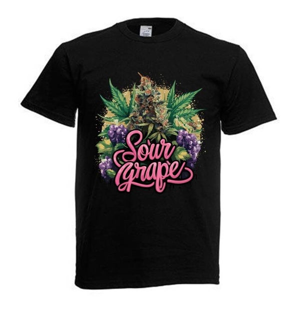Tshirt Unisex mit Coolen Druck Weed Ganja Hanf Cannabis Psychedelic (Größe & Farbe auswählen) TSFBW682