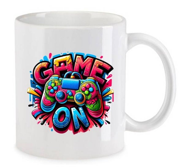 Tasse Fun Film Comic Action Spass Weiß mit Druck (Siehe Foto) TFBG69