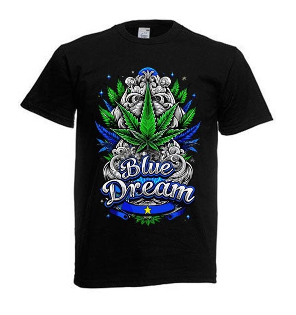 Tshirt Unisex mit Coolen Druck Weed Ganja Hanf Cannabis Psychedelic (Größe & Farbe auswählen) TSFBW692