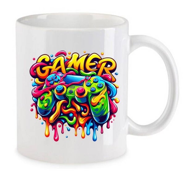 Tasse Fun Film Comic Action Spass Weiß mit Druck (Siehe Foto) TFBG70