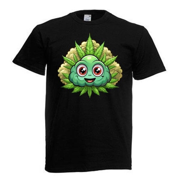 Tshirt Unisex mit Coolen Druck Weed Ganja Hanf Cannabis Psychedelic (Größe & Farbe auswählen) TSFBW700