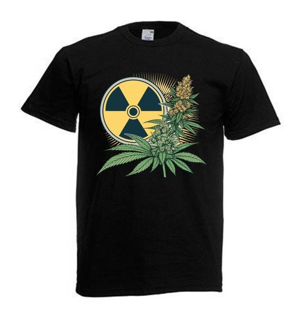 Tshirt Unisex mit Coolen Druck Weed Ganja Hanf Cannabis Psychedelic (Größe & Farbe auswählen) TSFBW701
