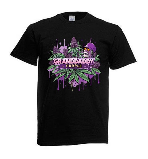 Tshirt Unisex mit Coolen Druck Weed Ganja Hanf Cannabis Psychedelic (Größe & Farbe auswählen) TSFBW709