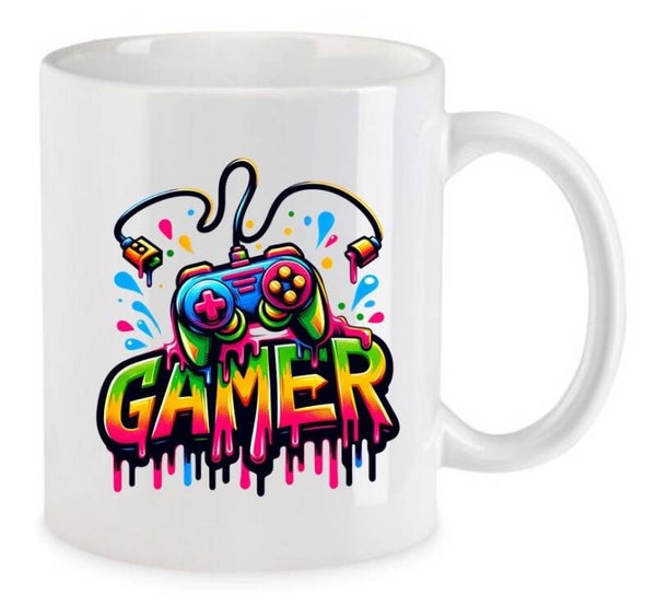 Tasse Fun Film Comic Action Spass Weiß mit Druck (Siehe Foto) TFBG71