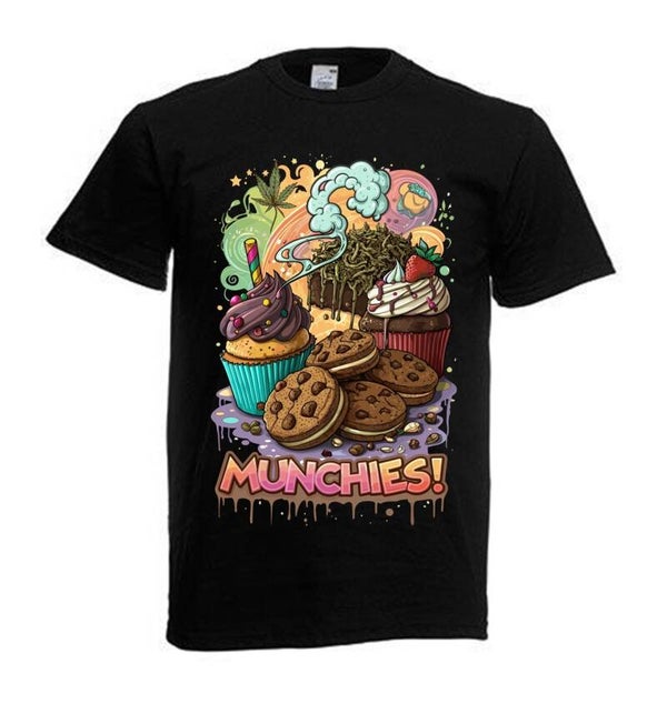 Tshirt Unisex mit Coolen Druck Weed Ganja Hanf Cannabis Psychedelic (Größe & Farbe auswählen) TSFBW712