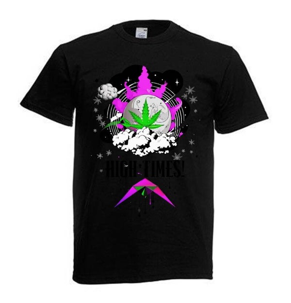 Tshirt Unisex mit Coolen Druck Weed Ganja Hanf Cannabis Psychedelic (Größe & Farbe auswählen) TSFBW72