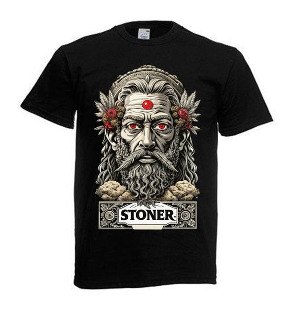 Tshirt Unisex mit Coolen Druck Weed Ganja Hanf Cannabis Psychedelic (Größe & Farbe auswählen) TSFBW723