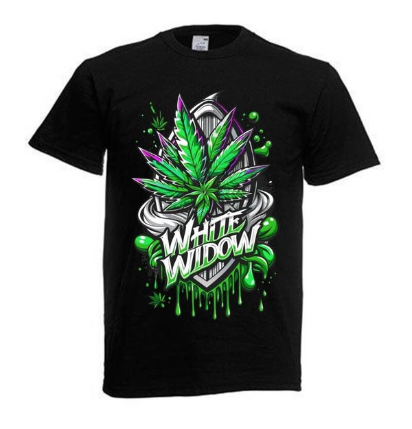 Tshirt Unisex mit Coolen Druck Weed Ganja Hanf Cannabis Psychedelic (Größe & Farbe auswählen) TSFBW729