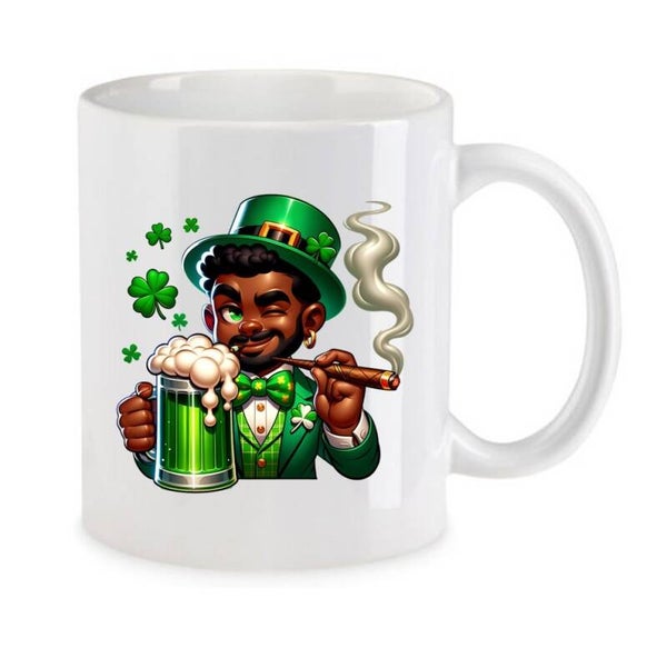 Tasse Weed Cannabis Psychodelic Weiß mit Druck (Siehe Foto) TFBW755