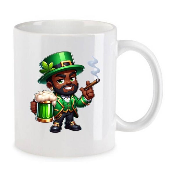 Tasse Weed Cannabis Psychodelic Weiß mit Druck (Siehe Foto) TFBW764