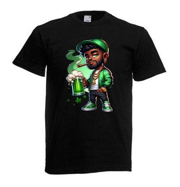 Tshirt Unisex mit Coolen Druck Weed Ganja Hanf Cannabis Psychedelic (Größe & Farbe auswählen) TSFBW765
