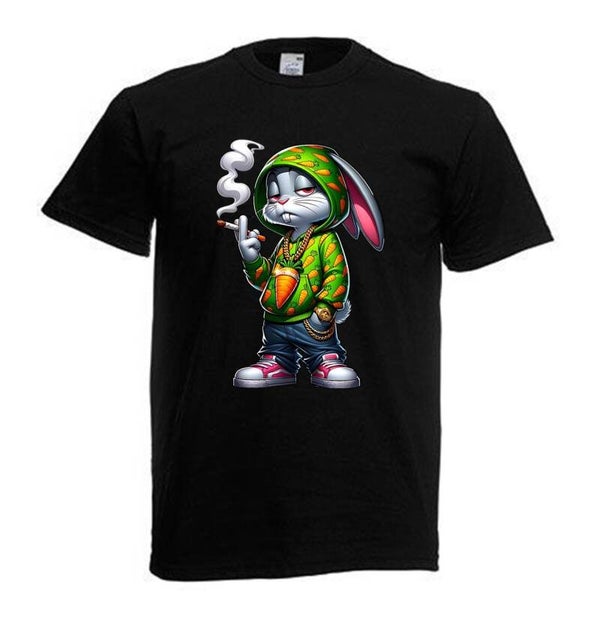 Tshirt Unisex mit Coolen Druck Weed Ganja Hanf Cannabis Psychedelic (Größe & Farbe auswählen) TSFBW766