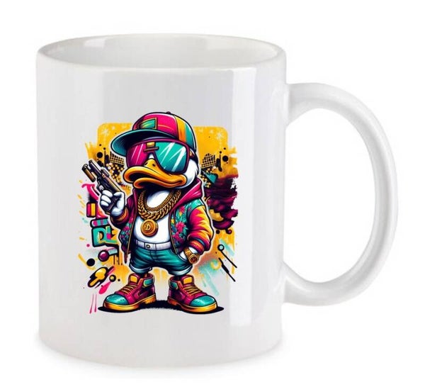 Tasse Fun Film Comic Action Spass Weiß mit Druck (Siehe Foto) TFBG82