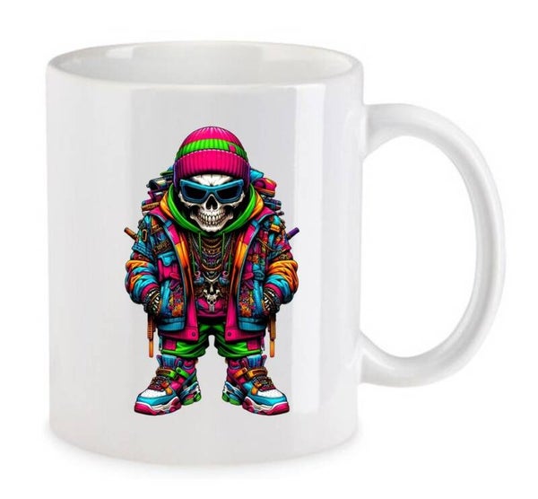 Tasse Fun Film Comic Action Spass Weiß mit Druck (Siehe Foto) TFBG83