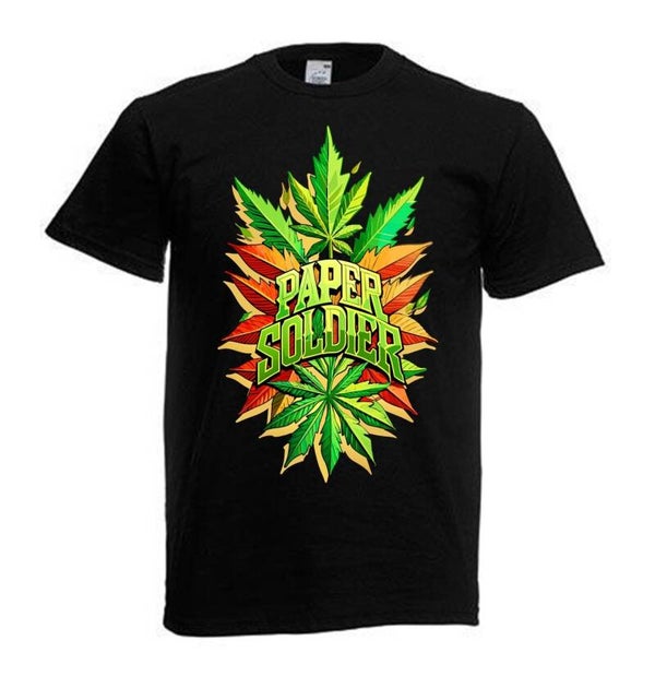 Tshirt Unisex mit Coolen Druck Weed Ganja Hanf Cannabis Psychedelic (Größe & Farbe auswählen) TSFBW844