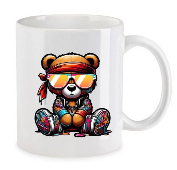 Tasse Fun Film Comic Action Spass Weiß mit Druck (Siehe Foto) TFBG85