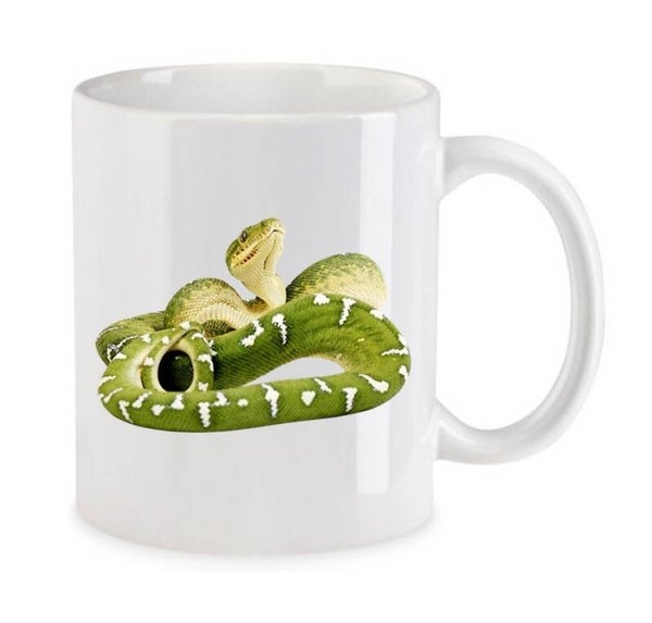 Tasse Reptilien Weiß mit Druck (Siehe Foto) TFBR85