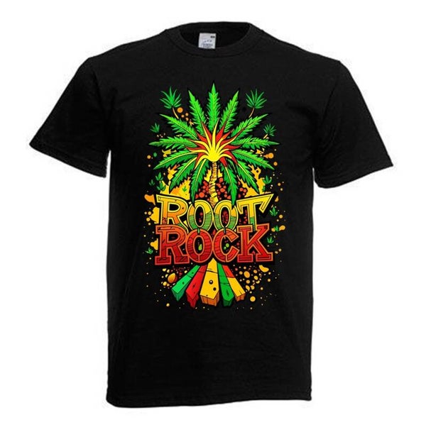 Tshirt Unisex mit Coolen Druck Weed Ganja Hanf Cannabis Psychedelic (Größe & Farbe auswählen) TSFBW858