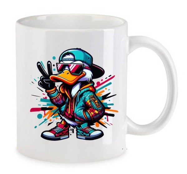 Tasse Fun Film Comic Action Spass Weiß mit Druck (Siehe Foto) TFBG86
