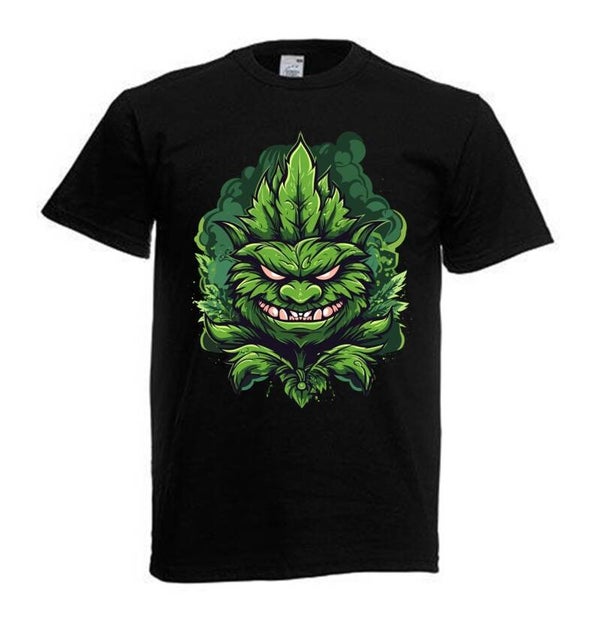 Tshirt Unisex mit Coolen Druck Weed Ganja Hanf Cannabis Psychedelic (Größe & Farbe auswählen) TSFBW865