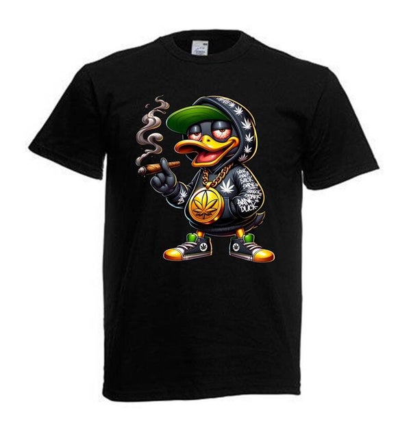Tshirt Unisex mit Coolen Druck Weed Ganja Hanf Cannabis Psychedelic (Größe & Farbe auswählen) TSFBW868