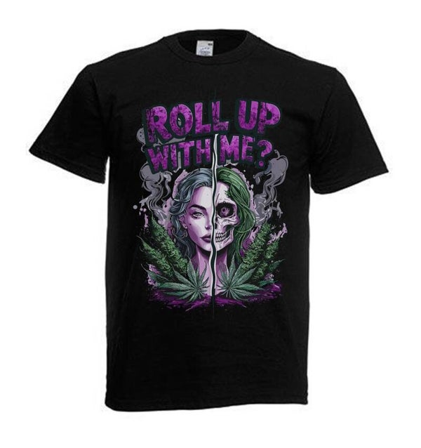 Tshirt Unisex mit Coolen Druck Weed Ganja Hanf Cannabis Psychedelic (Größe & Farbe auswählen) TSFBW870