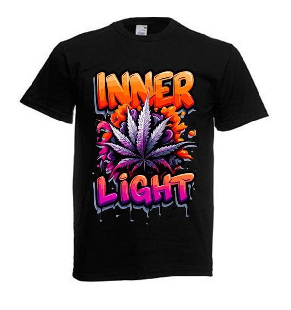 Tshirt Unisex mit Coolen Druck Weed Ganja Hanf Cannabis Psychedelic (Größe & Farbe auswählen) TSFBW875