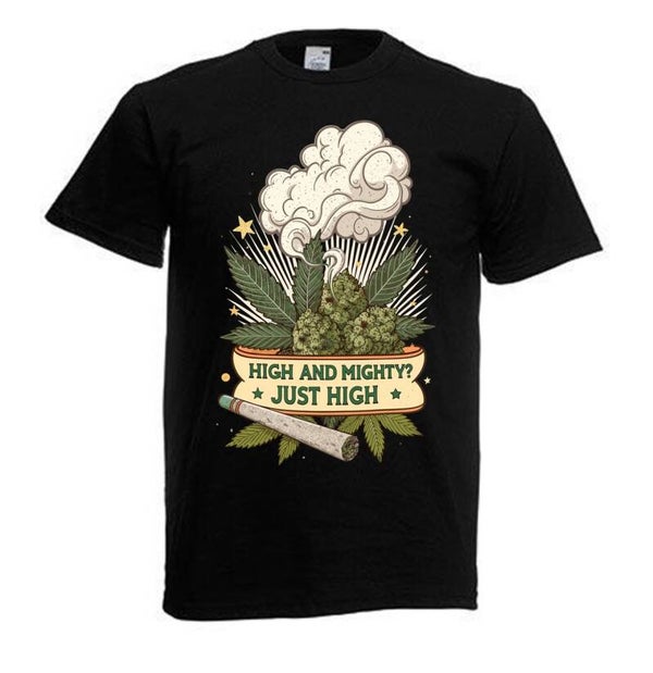 Tshirt Unisex mit Coolen Druck Weed Ganja Hanf Cannabis Psychedelic (Größe & Farbe auswählen) TSFBW882