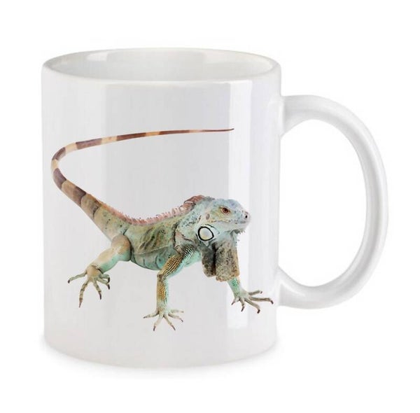 Tasse Reptilien Weiß mit Druck (Siehe Foto) TFBR89