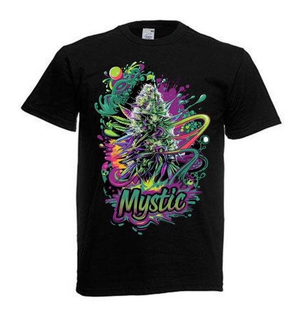 Tshirt Unisex mit Coolen Druck Weed Ganja Hanf Cannabis Psychedelic (Größe & Farbe auswählen) TSFBW892