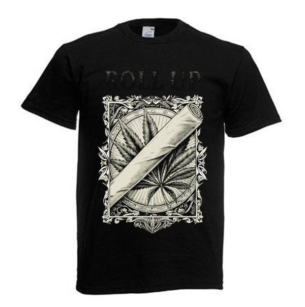 Tshirt Unisex mit Coolen Druck Weed Ganja Hanf Cannabis Psychedelic (Größe & Farbe auswählen) TSFBW894
