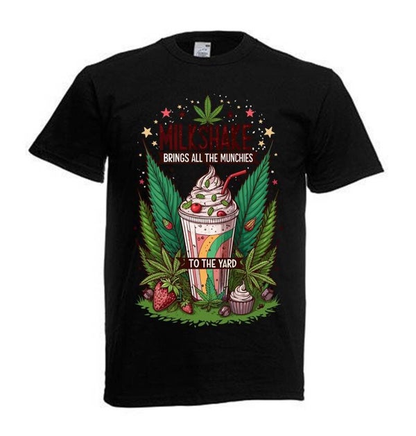 Tshirt Unisex mit Coolen Druck Weed Ganja Hanf Cannabis Psychedelic (Größe & Farbe auswählen) TSFBW902