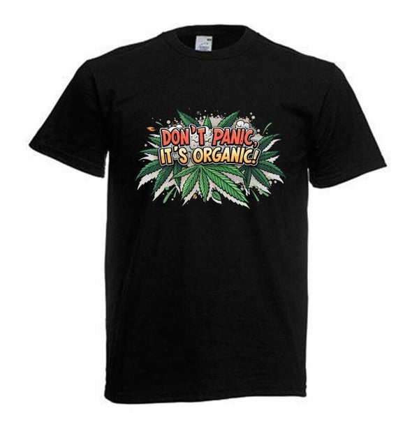 Tshirt Unisex mit Coolen Druck Weed Ganja Hanf Cannabis Psychedelic (Größe & Farbe auswählen) TSFBW904