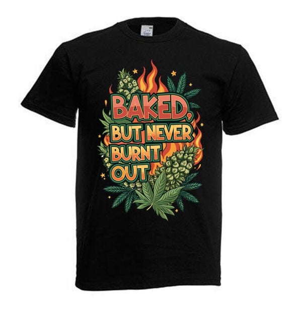 Tshirt Unisex mit Coolen Druck Weed Ganja Hanf Cannabis Psychedelic (Größe & Farbe auswählen) TSFBW906