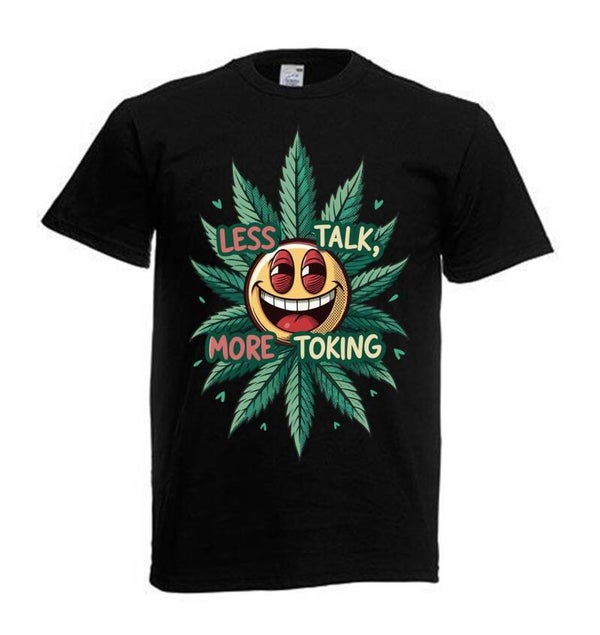 Tshirt Unisex mit Coolen Druck Weed Ganja Hanf Cannabis Psychedelic (Größe & Farbe auswählen) TSFBW911