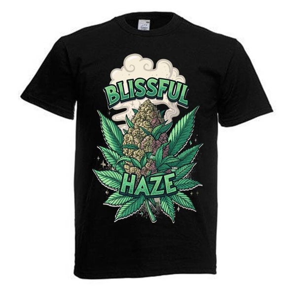 Tshirt Unisex mit Coolen Druck Weed Ganja Hanf Cannabis Psychedelic (Größe & Farbe auswählen) TSFBW923