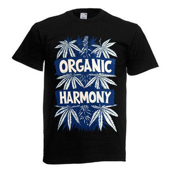 Tshirt Unisex mit Coolen Druck Weed Ganja Hanf Cannabis Psychedelic (Größe & Farbe auswählen) TSFBW924