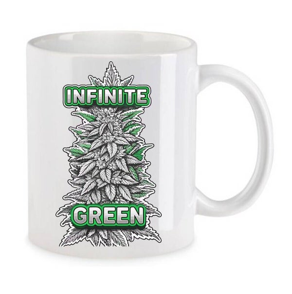 Tasse Weed Cannabis Psychodelic Weiß mit Druck (Siehe Foto) TFBW930