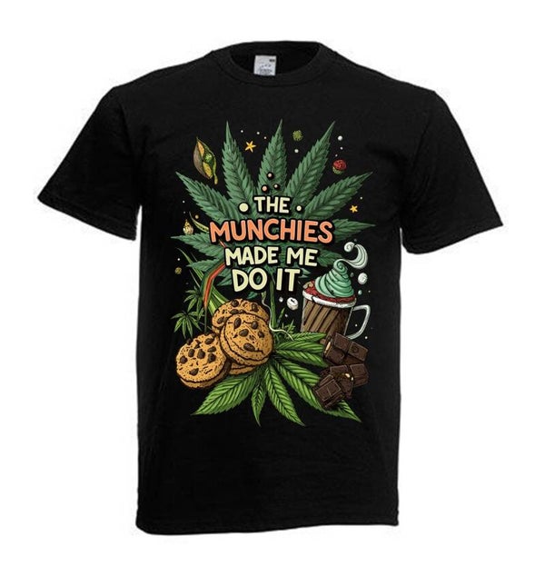 Tshirt Unisex mit Coolen Druck Weed Ganja Hanf Cannabis Psychedelic (Größe & Farbe auswählen) TSFBW934