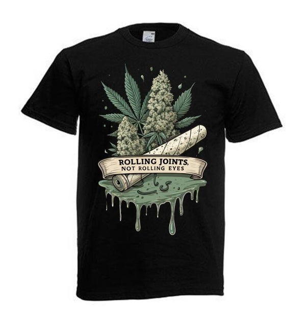 Tshirt Unisex mit Coolen Druck Weed Ganja Hanf Cannabis Psychedelic (Größe & Farbe auswählen) TSFBW945