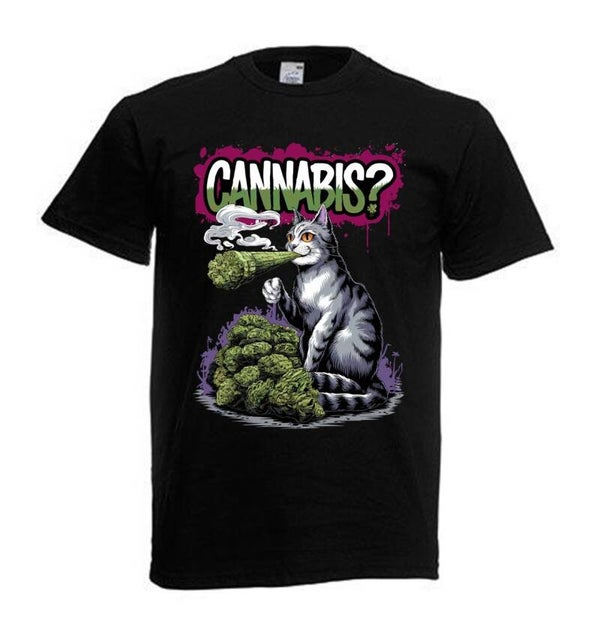 Tshirt Unisex mit Coolen Druck Weed Ganja Hanf Cannabis Psychedelic (Größe & Farbe auswählen) TSFBW948