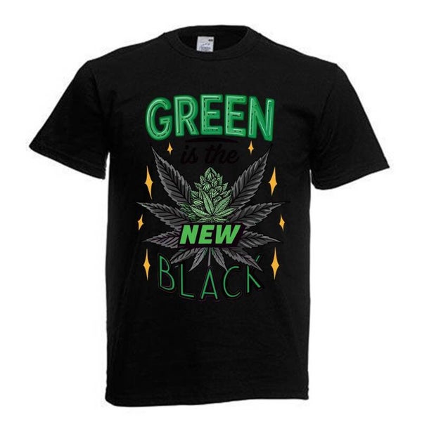 Tshirt Unisex mit Coolen Druck Weed Ganja Hanf Cannabis Psychedelic (Größe & Farbe auswählen) TSFBW963