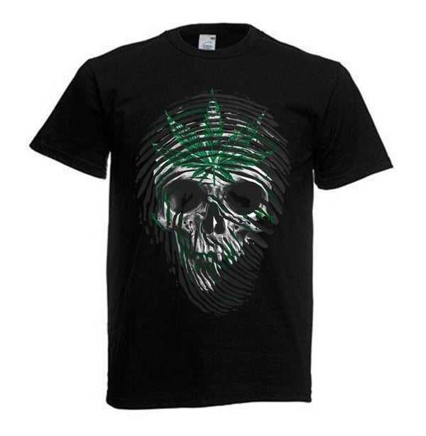 Tshirt Unisex mit Coolen Druck Weed Ganja Hanf Cannabis Psychedelic (Größe & Farbe auswählen) TSFBW965
