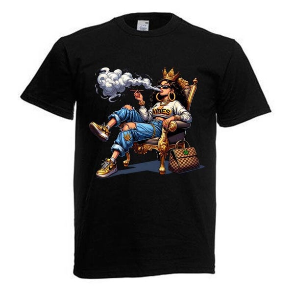 Tshirt Unisex mit Coolen Druck Weed Ganja Hanf Cannabis Psychedelic (Größe & Farbe auswählen) TSFBW970