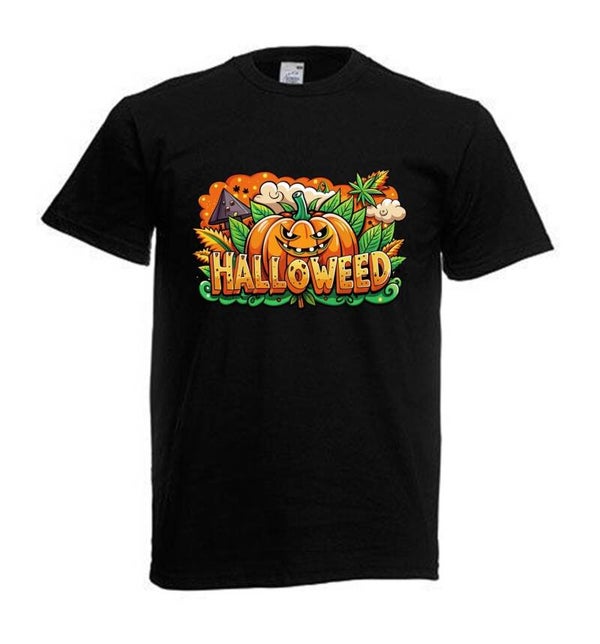 Tshirt Unisex mit Coolen Druck Weed Ganja Hanf Cannabis Psychedelic (Größe & Farbe auswählen) TSFBW973