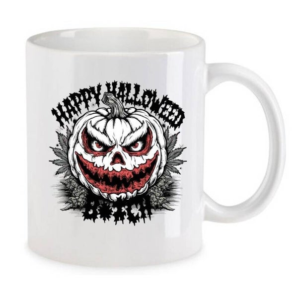 Tasse Weed Cannabis Psychodelic Weiß mit Druck (Siehe Foto) TFBW977