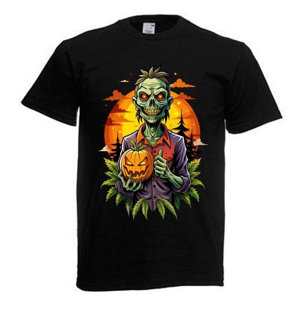 Tshirt Unisex mit Coolen Druck Weed Ganja Hanf Cannabis Psychedelic (Größe & Farbe auswählen) TSFBW978