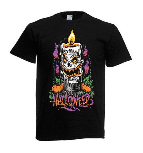 Tshirt Unisex mit Coolen Druck Weed Ganja Hanf Cannabis Psychedelic (Größe & Farbe auswählen) TSFBW980